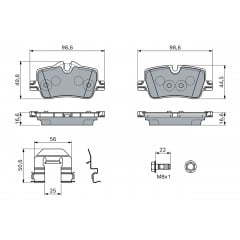 Bremseklodser Bagaksel | BMW