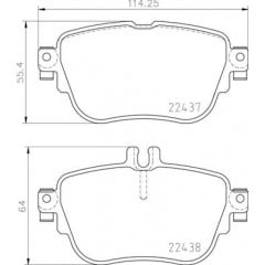 Bremseklodser Bagaksel | Mercedes
