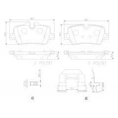 Bremseklodser Bagaksel | BMW