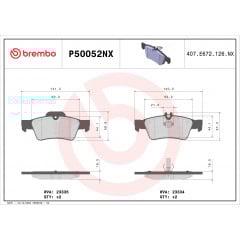 Bremseklodser Bagaksel | Mercedes