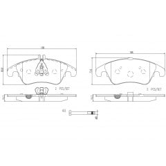 Bremseklodser Foraksel | Mercedes