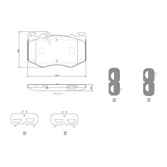Bremseklodser Foraksel | Mercedes