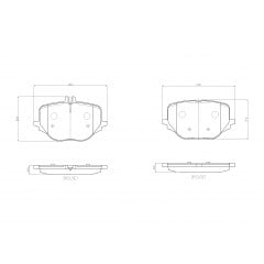 Bremseklodser Bagaksel | Mercedes