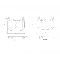 Bremseklodser Foraksel | Mercedes