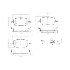 Bremseklodser Foraksel | Mercedes
