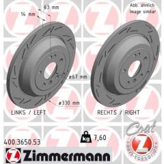 Bremseskiver Bagaksel | Mercedes