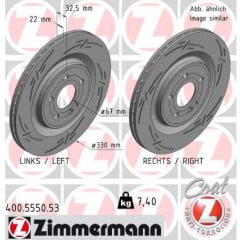 Bremseskiver Bagaksel | Mercedes