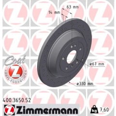 Bremseskiver Bagaksel | Mercedes